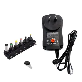 

3V 4.5V 5V 6V 7.5V 9V 12V 2A/2.5A AC/DC Adjustable Power Adapter AU Plug Universal Power Adaptor USB Charger Switch Power Supply