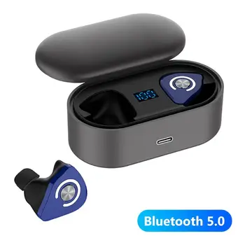

M9 TWS Wireless Bluetooth Earphones Waterproof Sports Running Earbuds Stereo Music Earpiece With LED Digital Display Charge Box
