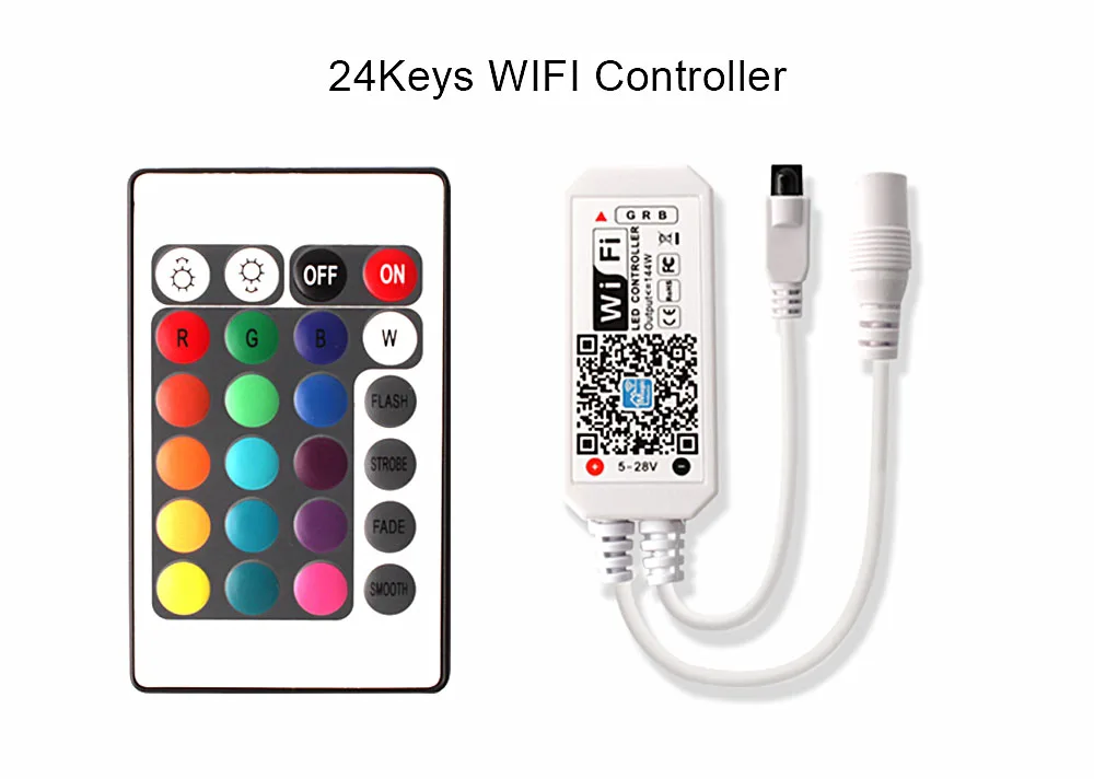 15 м Wifi Светодиодная лента RGB 2835 SMD водонепроницаемая гибкая неоновая лента fita светодиодный светильник 12 В RGB лента диод Wifi управление+ адаптер