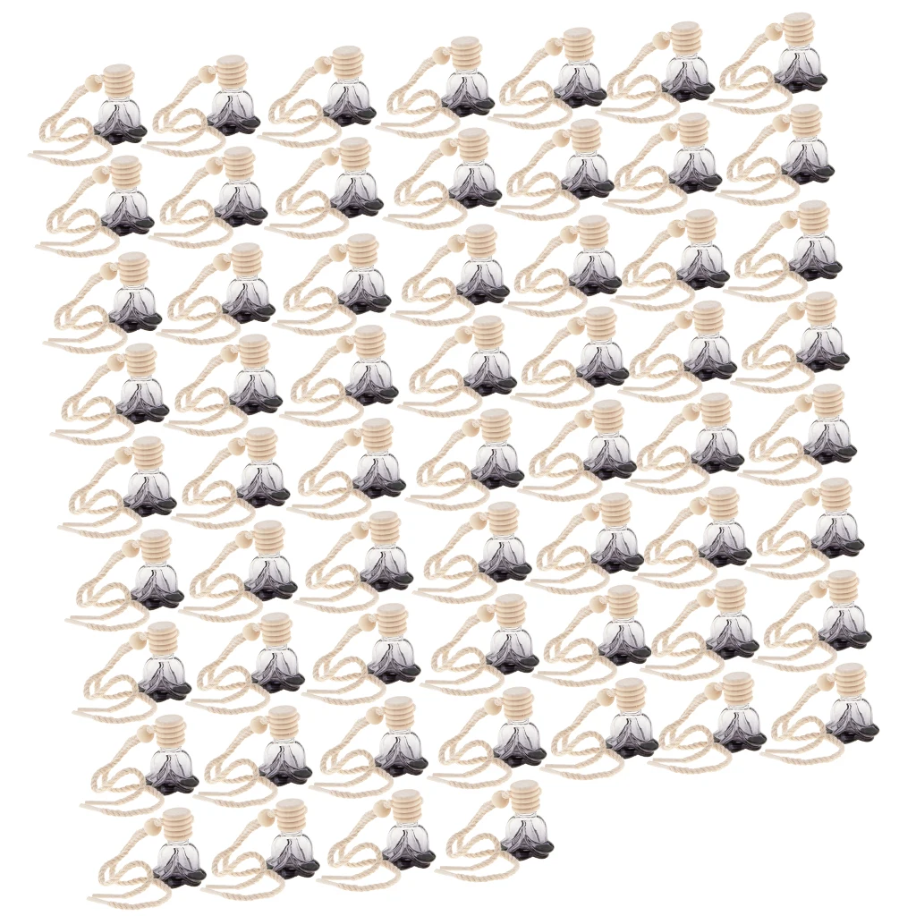 60pcs 10ml Perfume Bottle Pendant Car Hanging Pendant Home Decoration