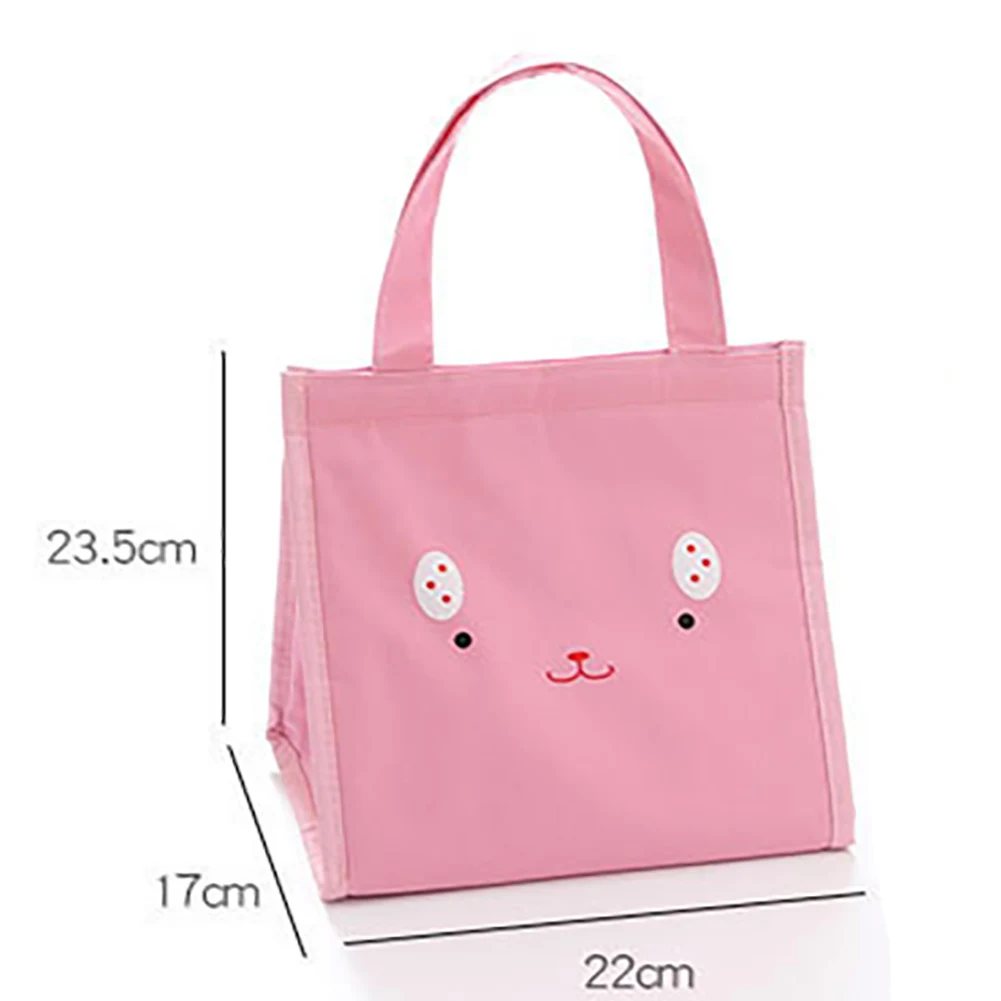 Для Пикника студентов домашняя изоляция большой емкости водонепроницаемая сумка для хранения обеда сумка Модная Портативная дорожная алюминиевая фольга милый мультфильм