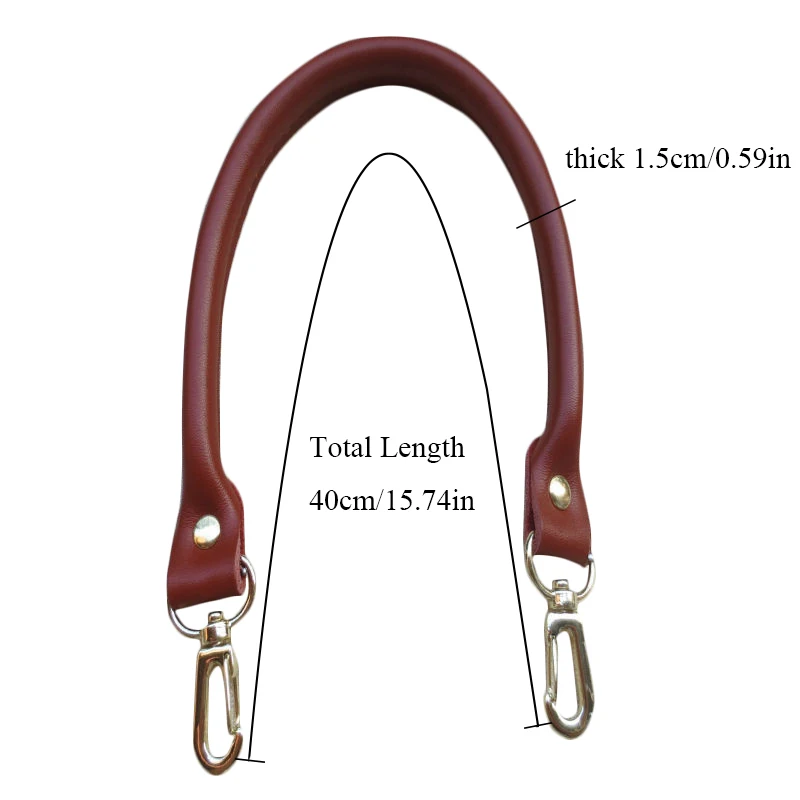 

1PC Detachable Obag Handles PU Leather Bag Handles DIY Replacement Accessories For Bags Lady Shoulder Bag Handbag Strap Belt New