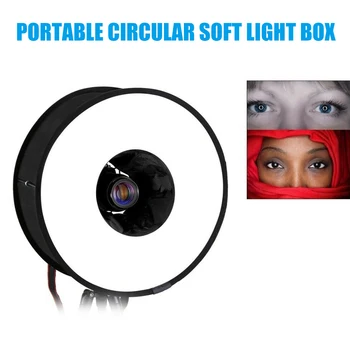 

Portable Camera Round Softbox Reflector Foldable for Portrait Product Photography Suit for Most Cameras VDX99