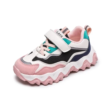 

Kids Sport Shoes Spring New Boys Sneakers Anti-slip Mixed Color Baby Girl Shoes Children Girls Infamt Running Shoes SH066