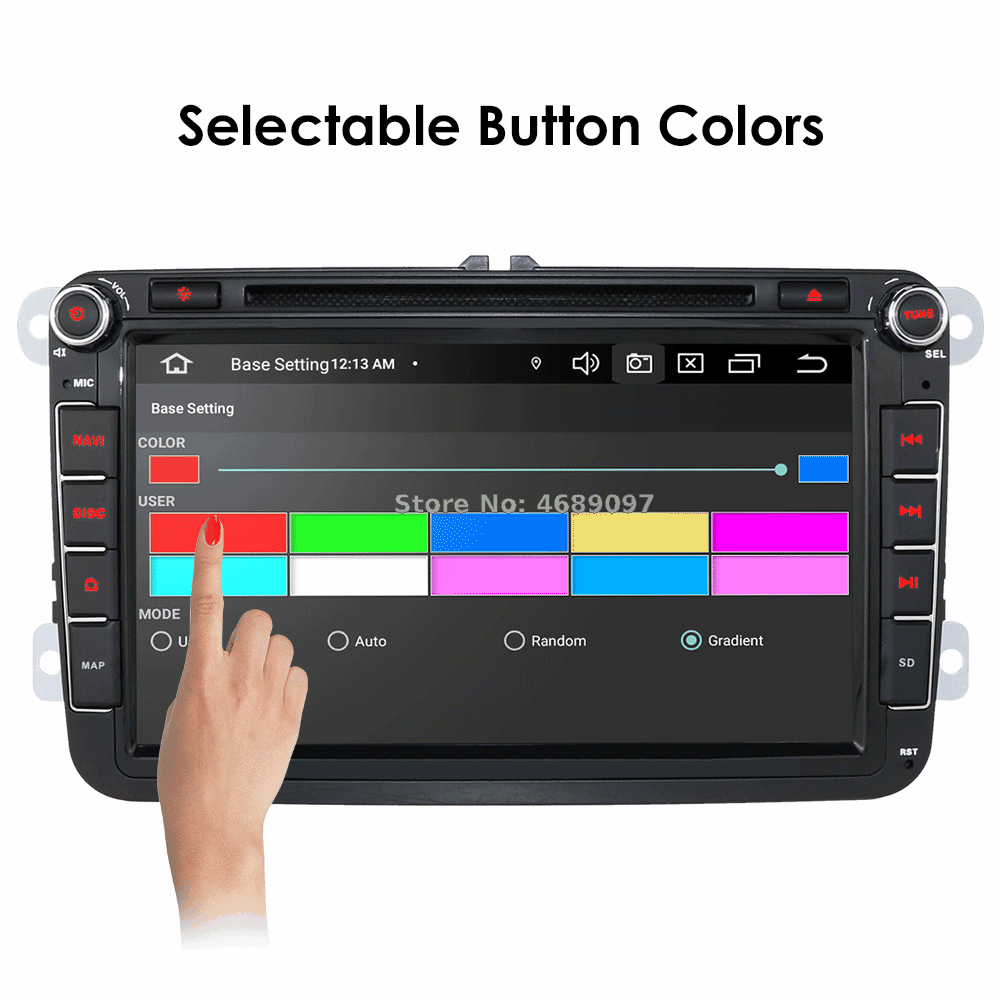Flash Deal Android 9.0 Octa Core Car DVD GPS Navi for Volkswagen VW Skoda Octavia golf 5 6 touran passat B6 jetta polo tiguan player audio 7