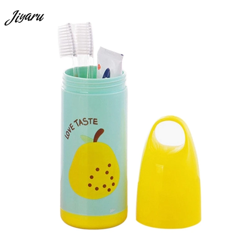 

Jiyaru New Portable Toothbrush Case Packing Organizers for Luggage Travel Toothbrush Box Cartoon Tooth Brush Tube Cover