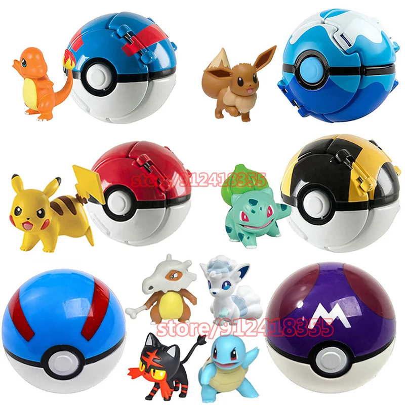 Искусственная кожа обычный пиксель искусственная экшн-фигурки куклы Покемоны