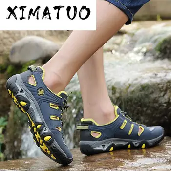 

2020 Man Romanas Beach Sandals Summer Hollow Men'S Outdoor Shoes Roman Men Casual Shoe Flip Flops Plus Sandals Flat Hombre