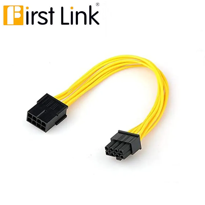 

Computer Cables 25CM 8Pin to 8Pin (6+2Pin) PCI Express PCIe Power Extension Cable Male to Female Graphics Card Connector PC Powe