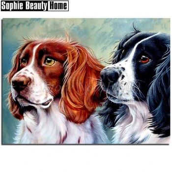 

5D DIY Diamond Painting Animal Cute Dogs Full Square Round Drill Embroidery Picture Mosaic Cross Stitch Home Decor Gifts 199016