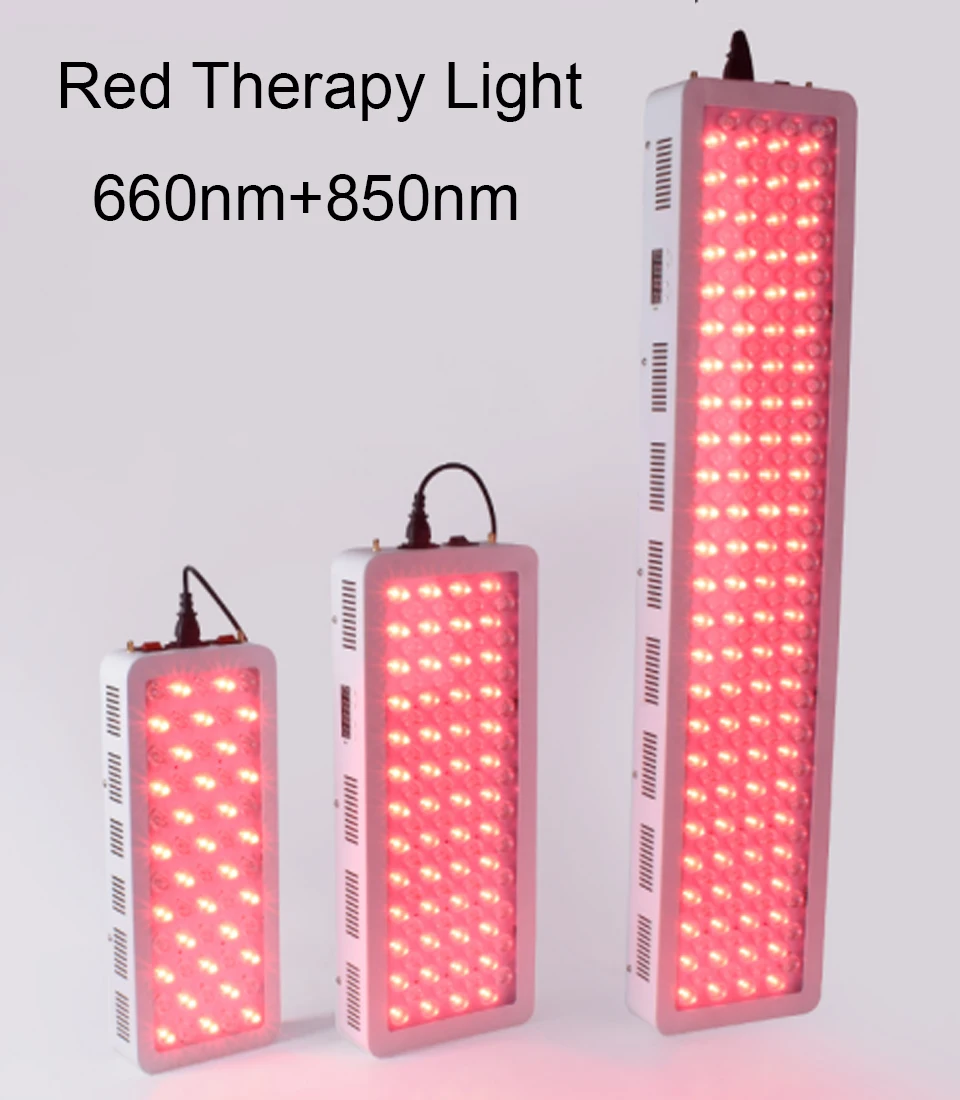 180W 300W 600W LED Red Light Therapy Deep Red 660nm and Infrared 850nm Red Therapy Lamp for Skin care and Pain