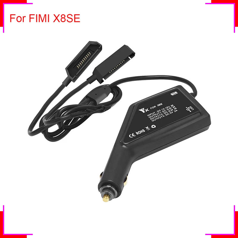 Drone Battery Car Charger for FIMI X8 SE Camera Drone Remote Controller Charger for FIMI RC