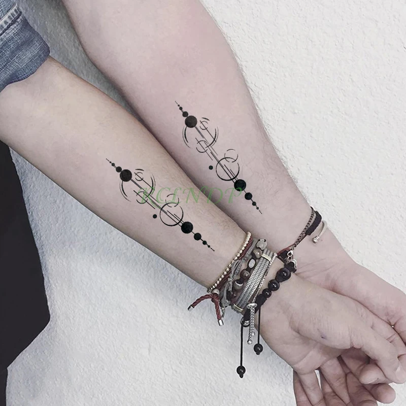 Waterproof Temporary Tattoo Sticker arrow ball Flash Tatoo Fake Tatto arm leg Wrist Foot hand shoulder For Girl Men Women | Красота и