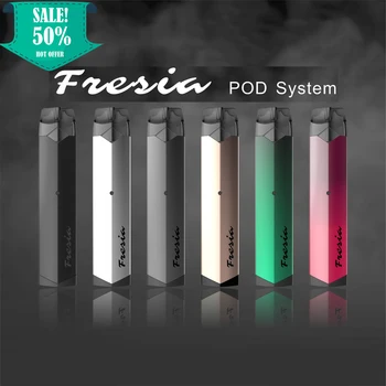 

Damn Vape Fresia Refillable Pod Starter kit 450mAh Battery & 2ml Fresia Cartridge & Great MTL E-cig Vape Kit VS Vinci X