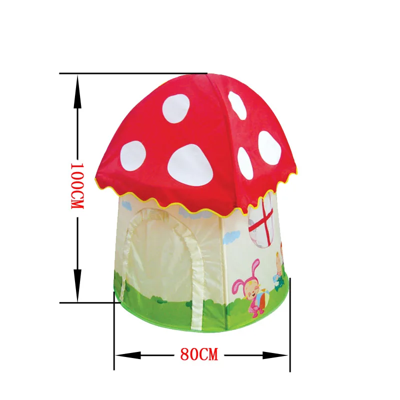 

KID'S Tent Cartoon Mushroom Game House Baby Princess Tent Children Gift Play House Toys