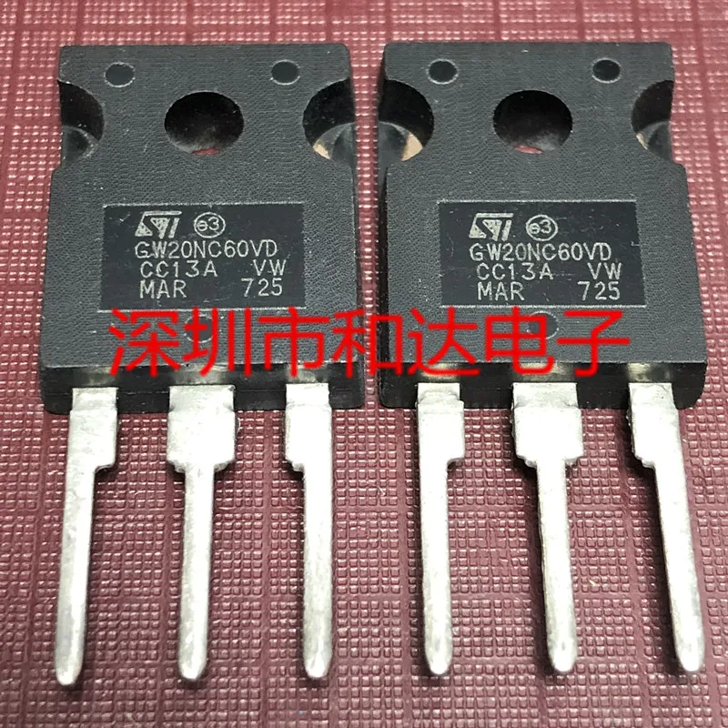 5 шт. GW20NC60VD STGW20NC60VD TO-247