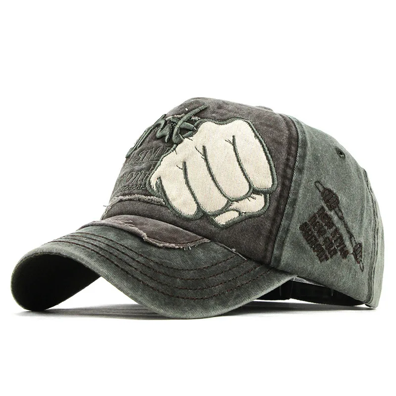 Мужская бейсбольная Кепка s Fist с принтом Dad Casquette, женская кепка Snapback, хлопковые кепки, Мужская модная винтажная Кепка, летняя Ca