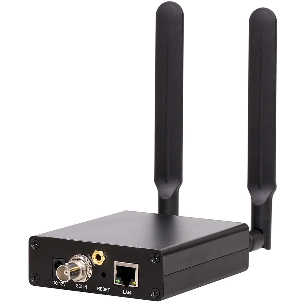 Конвертер HEVC H.265 H.264 SDI к HDMI RTSP UDP RTMP HLS ONVIF SRT беспроводной HD 3G прямой трансляции