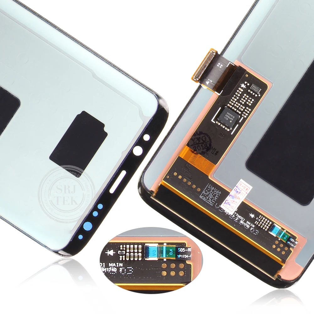 Экран для SAMSUNG S8, ЖК-дисплей S8, сенсорный дигитайзер, сенсорная стеклянная сборка, рамка для Galaxy S8+ S8 Plus, G950F, G955, G955F
