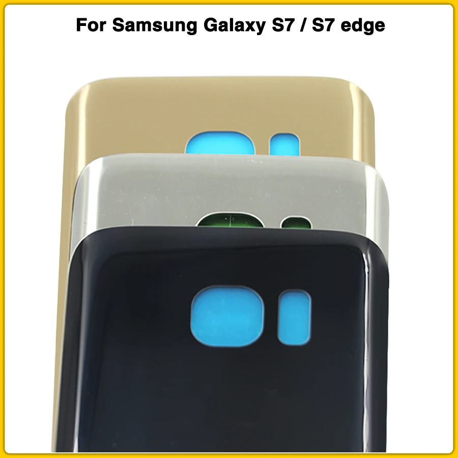 50 шт. чехол для задней крышки S7 для samsung Galaxy S7 G930 S7 edge S7+ G935 задняя крышка для батареи задняя крышка для двери с наклейками