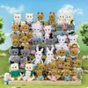 Forest Family 1/12 Scale Bus Furniture Miniatures For Dollhouse Accessories Chairs Kitchen Toy Play House Christmas Girl Gift 5