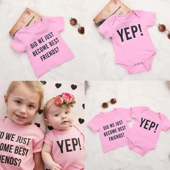 

Newborn Infant Baby Girl Twin Romper Bodysuit Jumpsuit Outfit Cotton Clothes