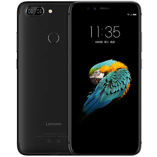Black Глобальная версия lenovo S5 K520 5," QHD 4 Гб ОЗУ 64 Гб ПЗУ смартфон Двойная Задняя 13 МП Передняя 16 МП отпечаток пальца мобильный телефон - Цвет: Black