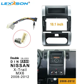 

10.1inch Car Fascia Trim Kit For NISSAN QASHQAI X-Trail MX6 2008-2012 Double Din Fascias Frame Audio Fitting Adaptor Facia Panel
