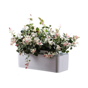 

Self-Watering Planter Hydroponics Growing System Garden Automatic Watering Shortage Reminder Soil-free 2 Plant Pots Gardening