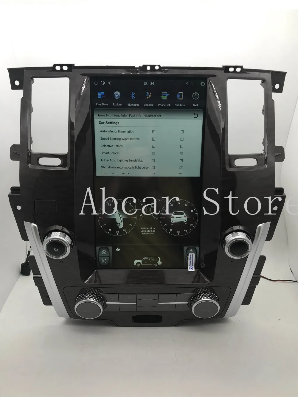 13,6 ''Tesla стиль Android 8,1 автомобильный dvd-плеер gps навигация для NISSAN PATROL 2010- стерео радио магнитофон PX6 CARPLAY