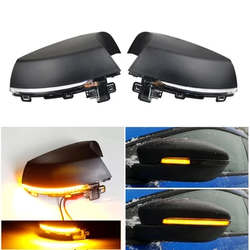 

For Volkswagen VW POLO MK5 6R 6C 2009-2013 2014 2015 2016 2017 Dynamic LED Turn Signal Light Side Wing Mirror Indicator Blinker
