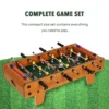 Mini Tabletop Foosball Game Set Table Portable Soccer Board Game Sets Mini Score Keeper For Adults Kids Toy 5