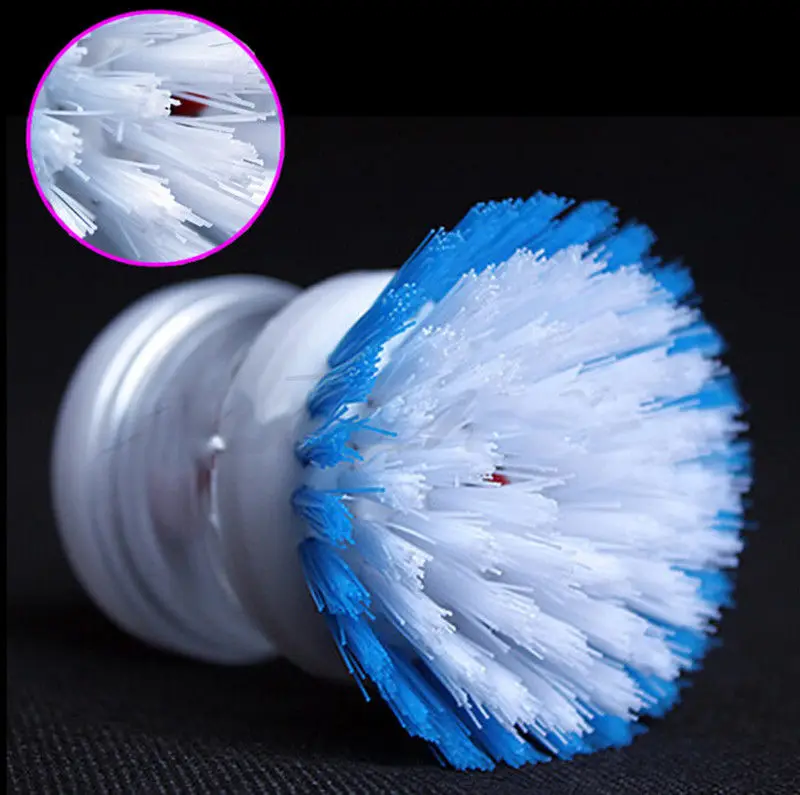 Инструмент щетка для мытья посуды пластиковая кухонной ладони очиститель горшка