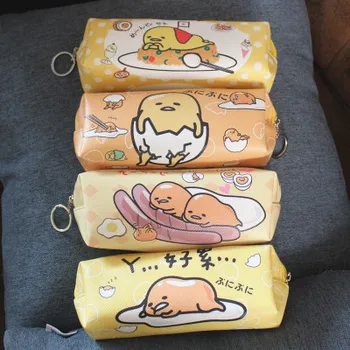

gudetama Style Fashion Anime Cosmetics Bags PU Zipper School Pencil Case Storage Pen Bag Pouch Stationery Unisex Gifts New