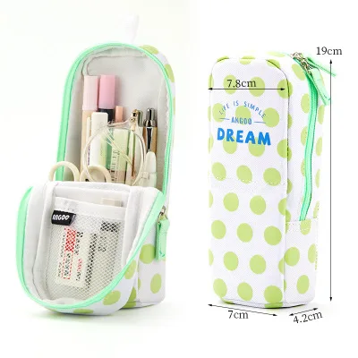 JIANWU 1 шт. креативная холщовая вместительная сумка-карандаш для девочек, школьные канцелярские сумки, милые офисные принадлежности - Цвет: dream