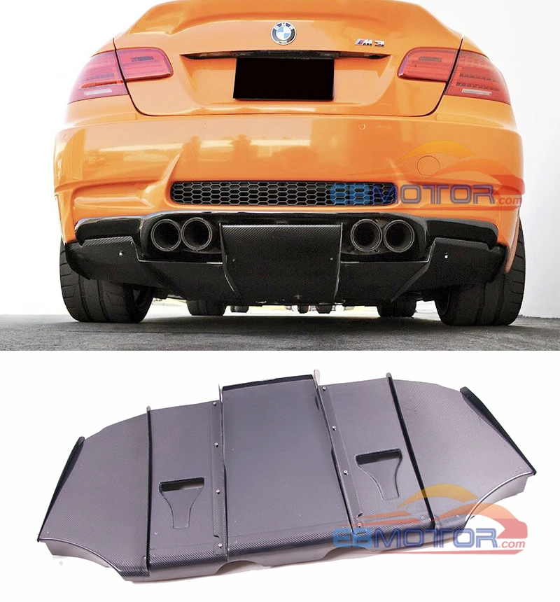 Va Style Real Carbon Fiber Rear Diffuser Undertray For Bmw E92 E93 M3 2007 2013 B440 Sway Bars Aliexpress
