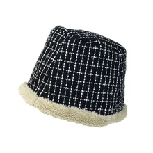 Шапка женская осенняя и зимняя Толстая теплая плюшевая Рыбацкая шапка японская корейская мода леопардовая шляпа для бассейна попрошайка Панама