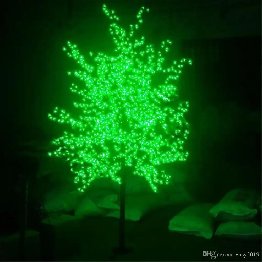 1.5M 1.8m 2m Shiny LED Cherry Blossom Christmas Tree Lighting Waterproof Garden Landscape Decoration Lamp For garden home decor