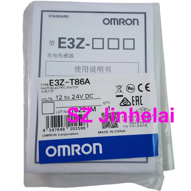 Omron-sensor Fotoelétrico E3z-t86 E3z-t86a Interruptor Inteligente Fotossensores E3z-t86a-l E3z-t86a-d Novo e Original Preço