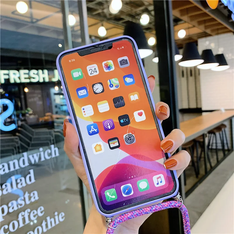 silicone phone case for samsung S20 plus cute tpu back cover coque with neck strap samsumg ultra s11E s10-5G crossbody lanyard silicone phone case for samsung S20 plus cute tpu back cover coque with neck strap samsumg ultra s11E s10-5G crossbody lanyard