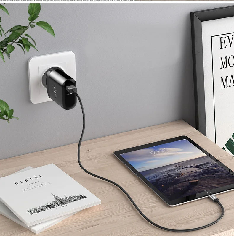 Быстрая зарядка 3,0 USB зарядное устройство и кабель для iPhone 11 Pro Max samsung huawei мобильный телефон QC3.0 PD3.0 type C PD быстрое зарядное устройство