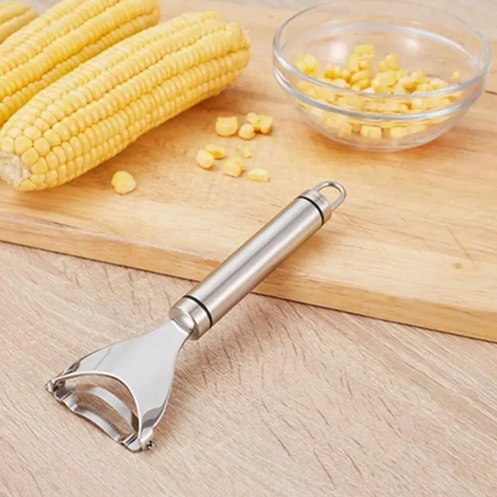 

Stainless Steel Corn Planer Peeling Corn Planer Corn Thresher Sharpening Corn Planer Stripping Kitchen Tool