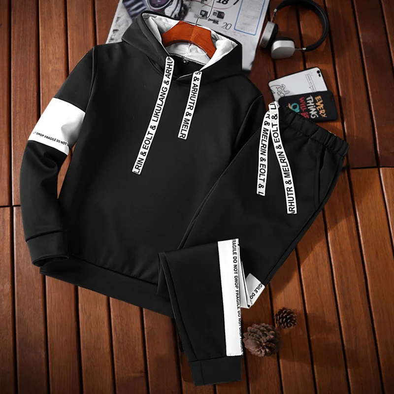 

2018 Spring And Autumn New Style Korean-style Set Men's Teenager Casual Sweatshirt Men'S Wear