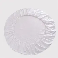Hotel Round Bedding Fitted Bed sheet with Elastic band romantic Themed Hotel Round Mattress Cover Diameter 200cm-220cm 2