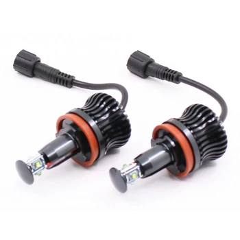 

2Pcs Blue H8 20W 40W Angel Eye LED Marker Halo Ring Light For BMW E60 E92 E90 E82 E70 Car Light Assembly
