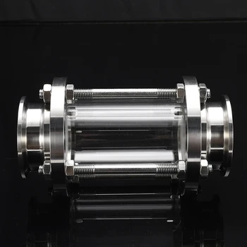 

2" Tri Clamp Clover Flow Sight Glass Diopter For Home Brew Diary Product SUS304 Stainless Steel Sanitary Fitting 64mm Ferrule OD