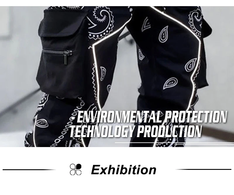 【BAON】[unisex] Serit Banding Bermuda Track Cargo Pants MOKEWEN Men's Streetwear Urban Techwear Ankle Band Casual