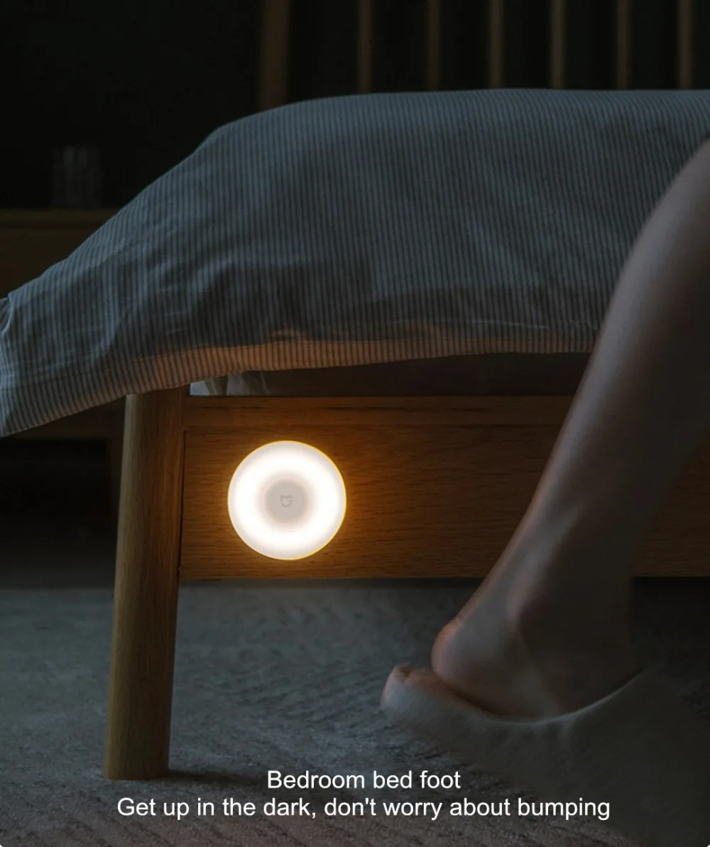(Presale) 2019 Xiaomi Mijia Night Lamp Light 2 Generation 360 Degrees Magnetic Rotation 2 Level Brightness Adjustment (5)