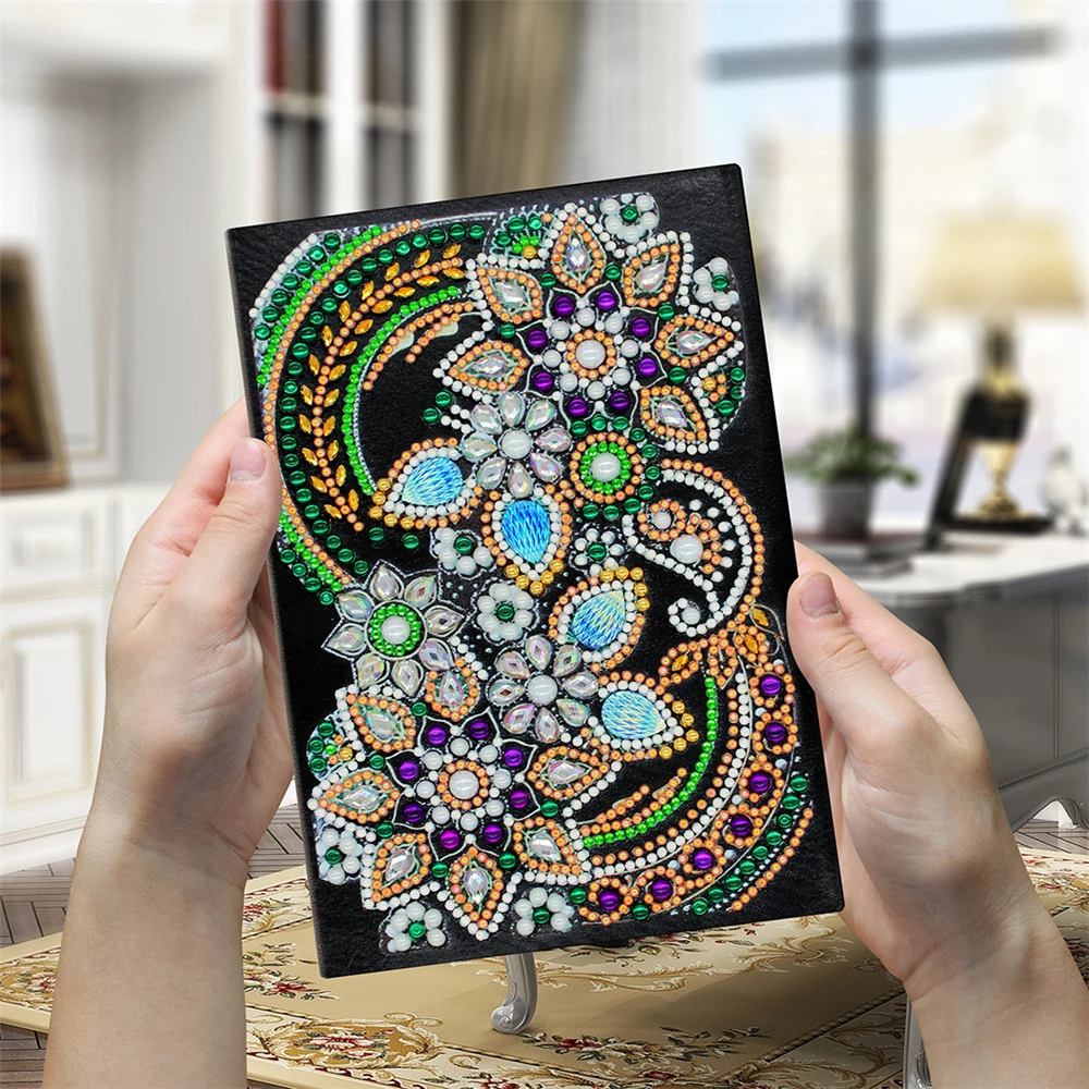 HUACAN 5D алмазная живопись блокнот Павлин специальная форма алмазная вышивка аксессуары алмазные художественные наборы животных