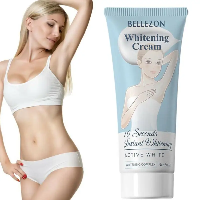 10 Seconds Whitening Cream Legs Knees Private Parts Body 60ml Armpits Whitening Cream For Women Cosmetics Beauty